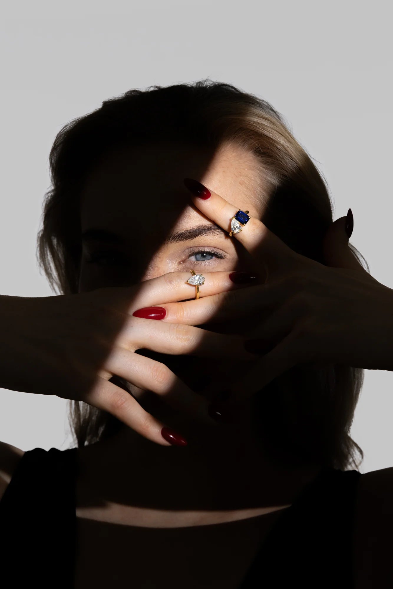 Bonded Hidden Halo Ring