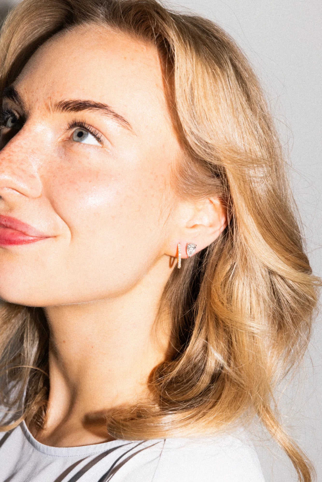 Signature Pavé Diamond Hoop Earrings