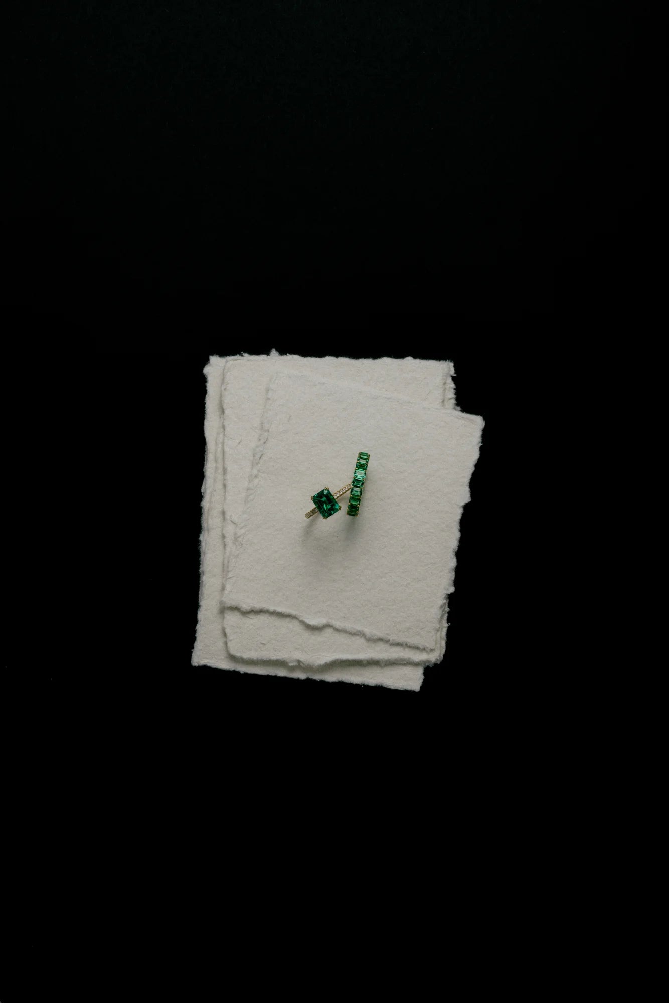 Jardin Eternity Ring Emerald