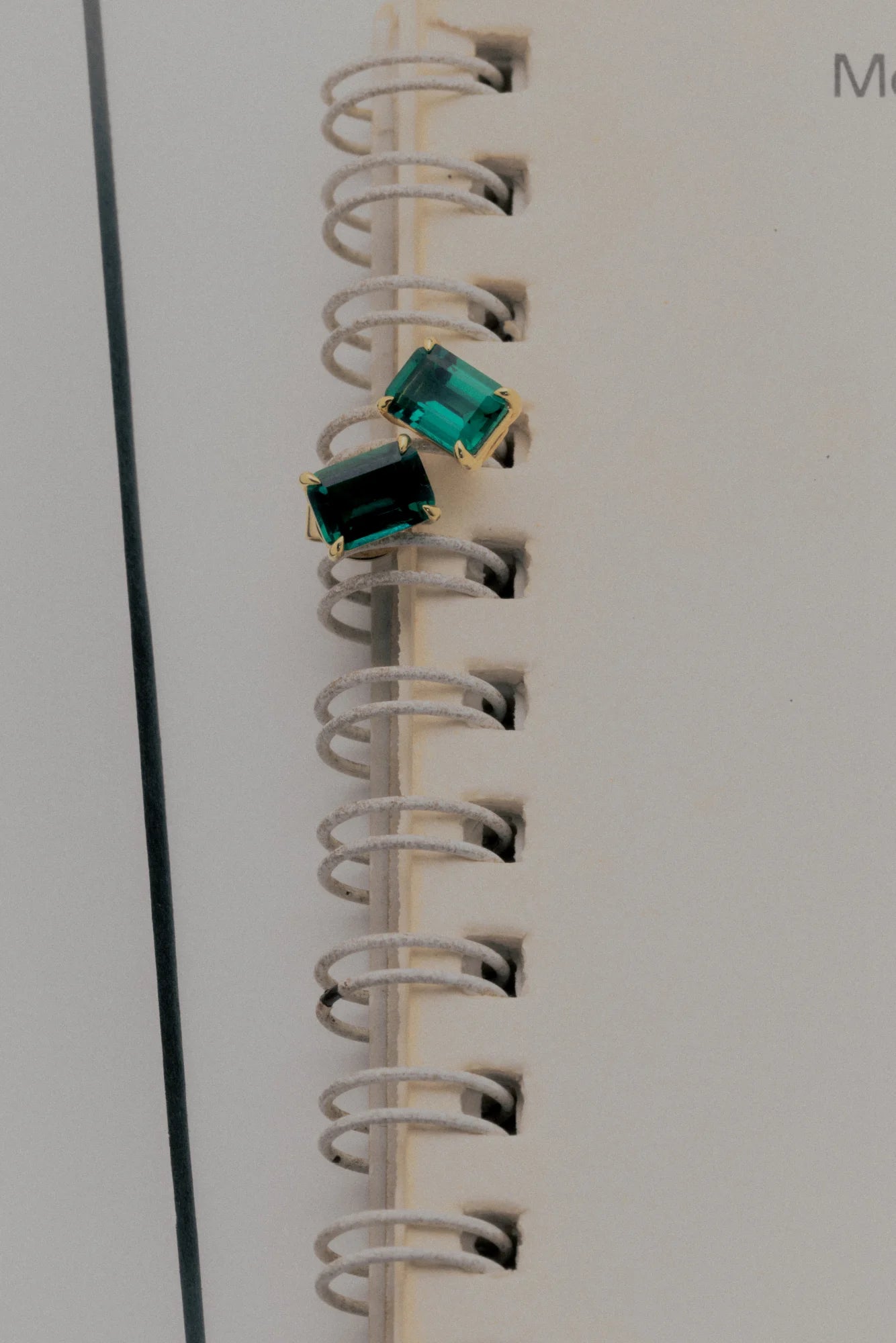 Jardin Stud Earrings Emerald