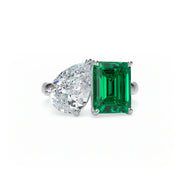 Jardin Toi et Moi Ring Emerald