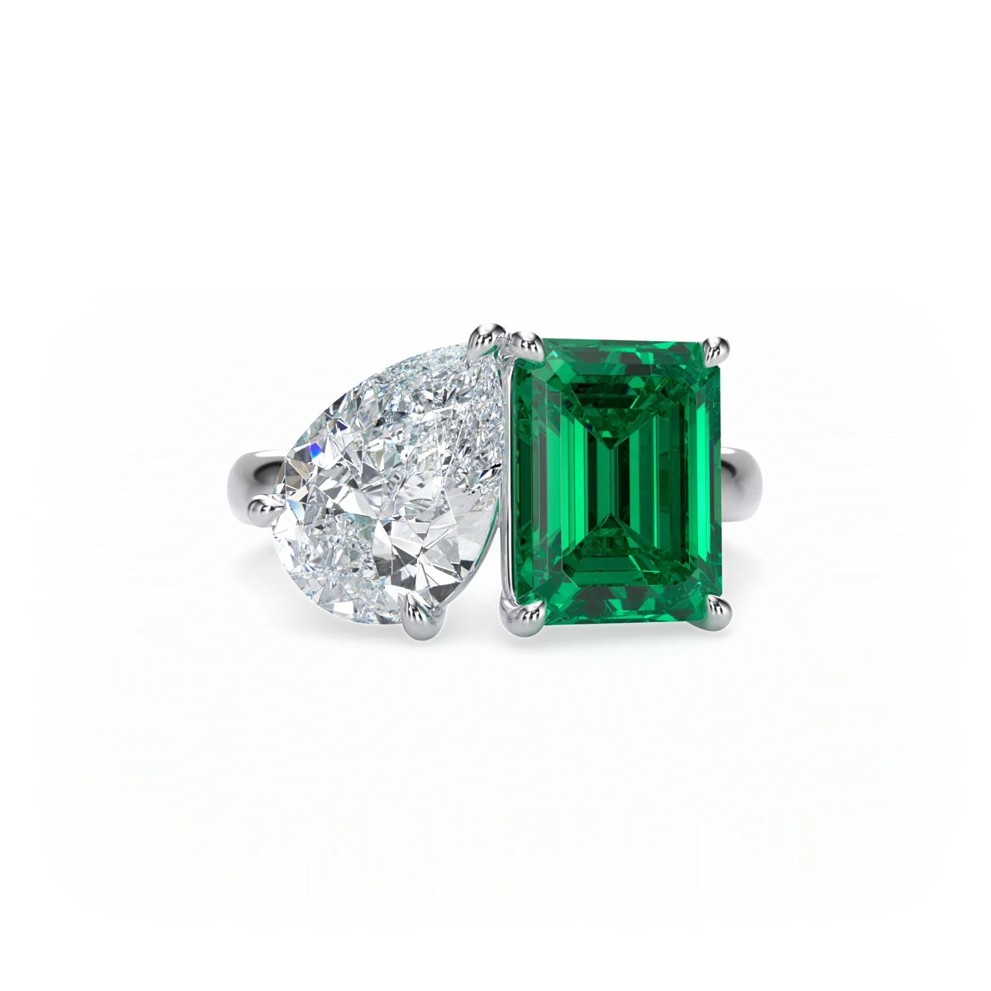 Jardin Toi et Moi Ring Emerald