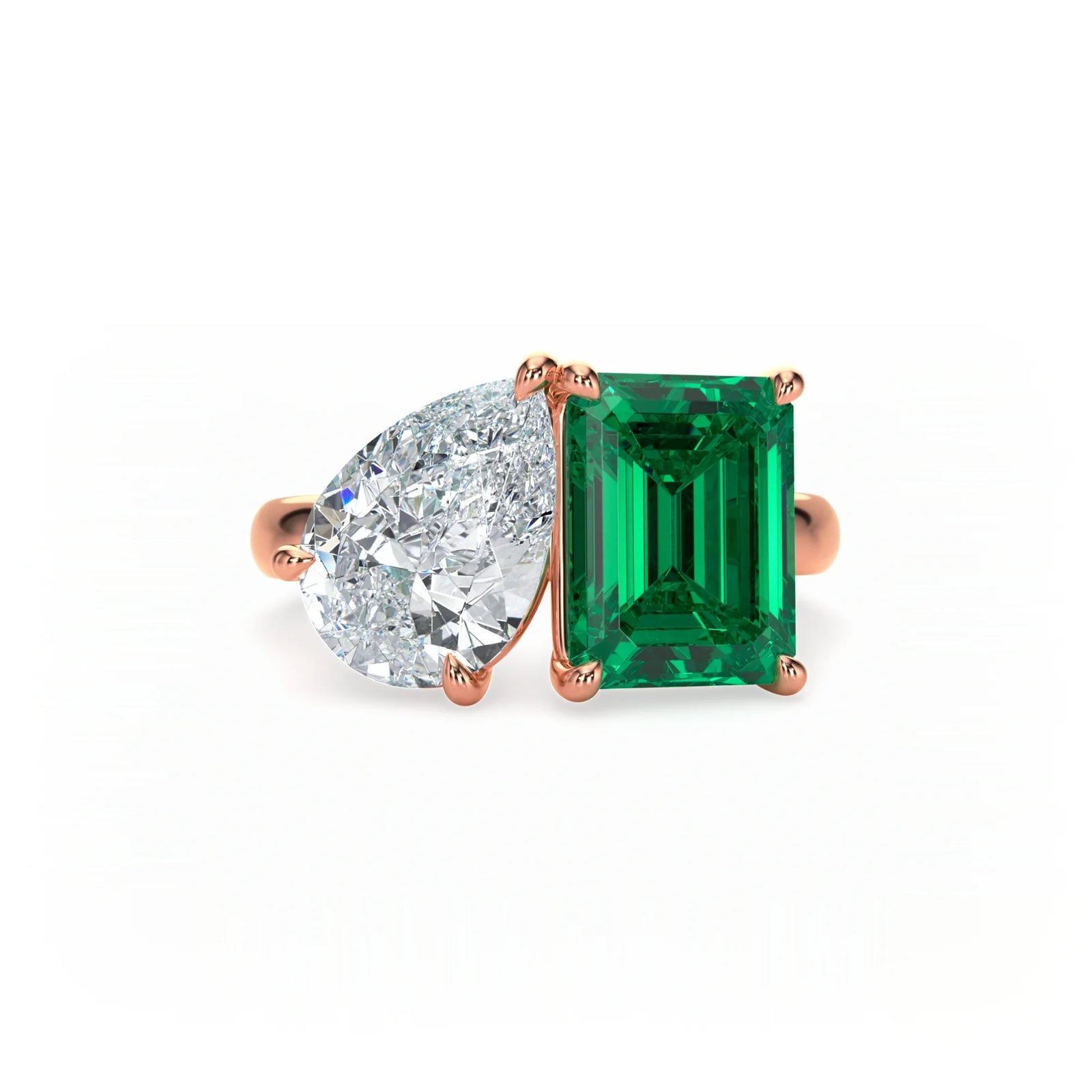 Jardin Toi et Moi Ring Emerald