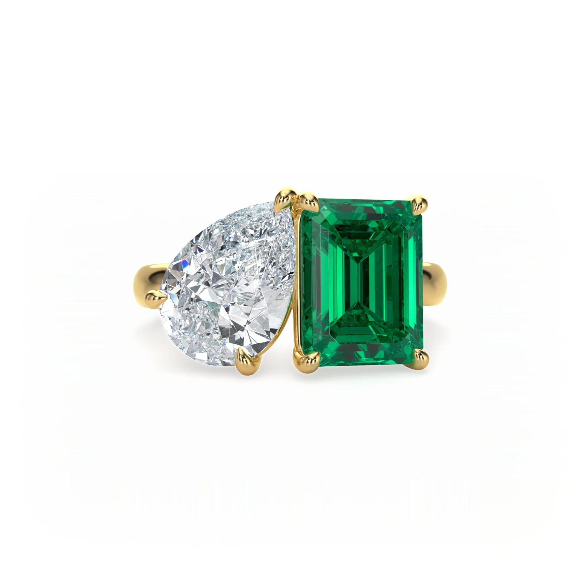 Jardin Toi et Moi Ring Emerald