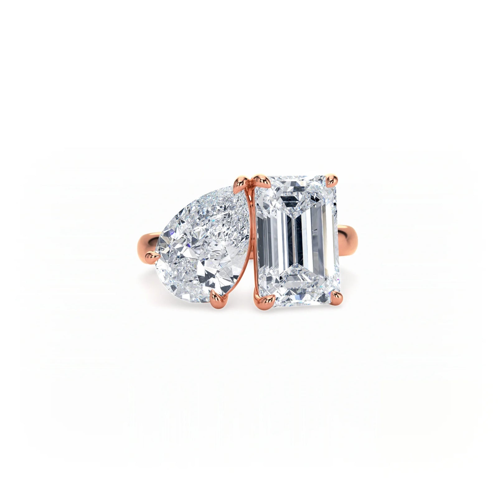 Bonded Toi et Moi Ring