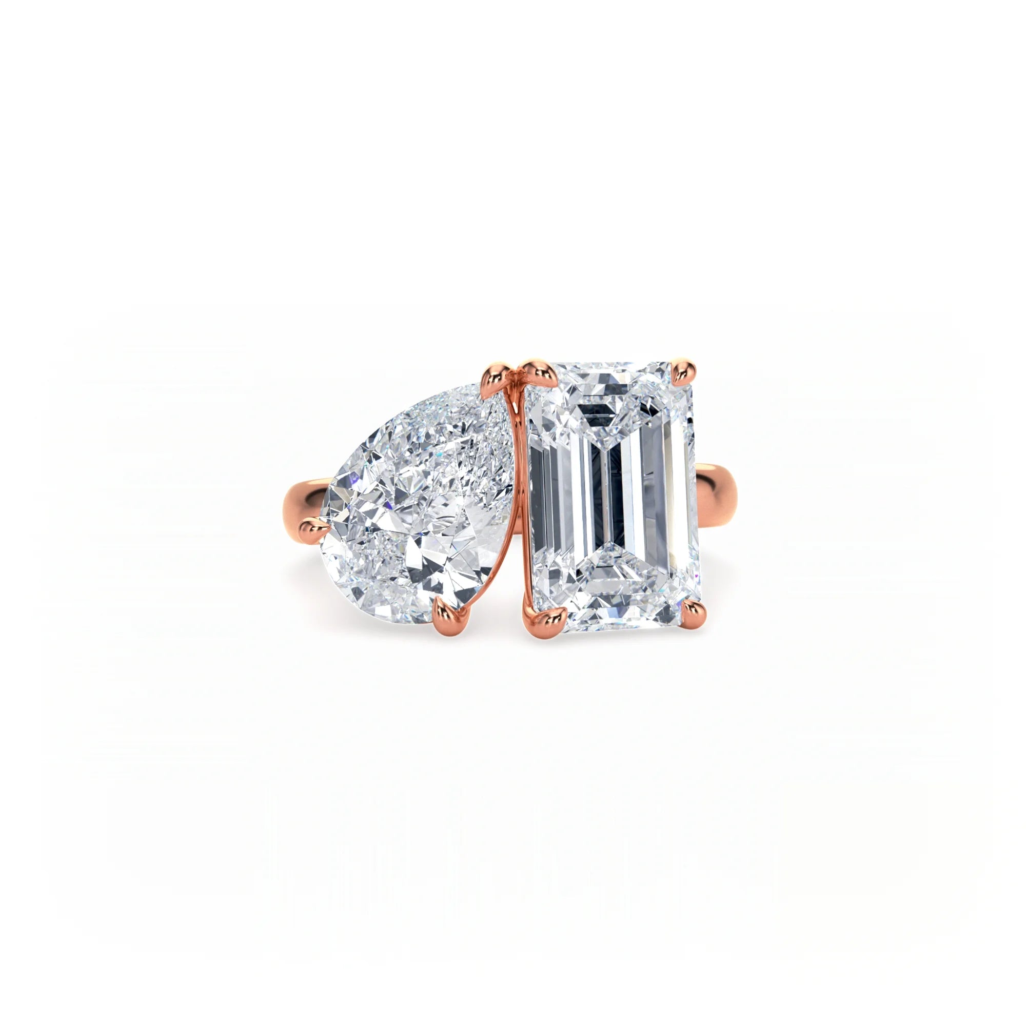 Bonded Toi et Moi Ring