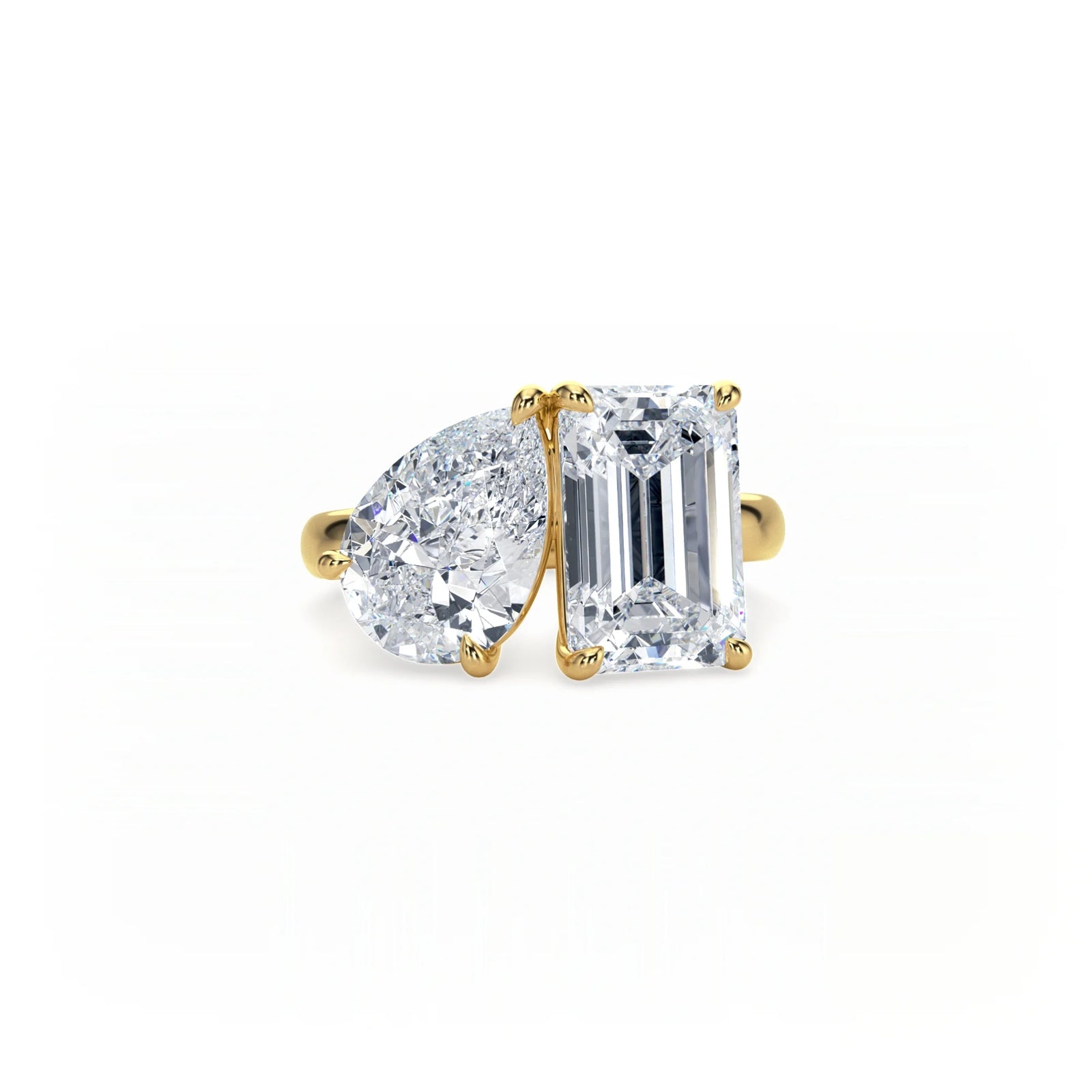 Bonded Toi et Moi Ring