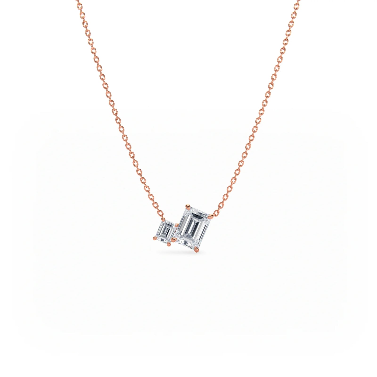 Signature Toi et Moi Pendant Necklace