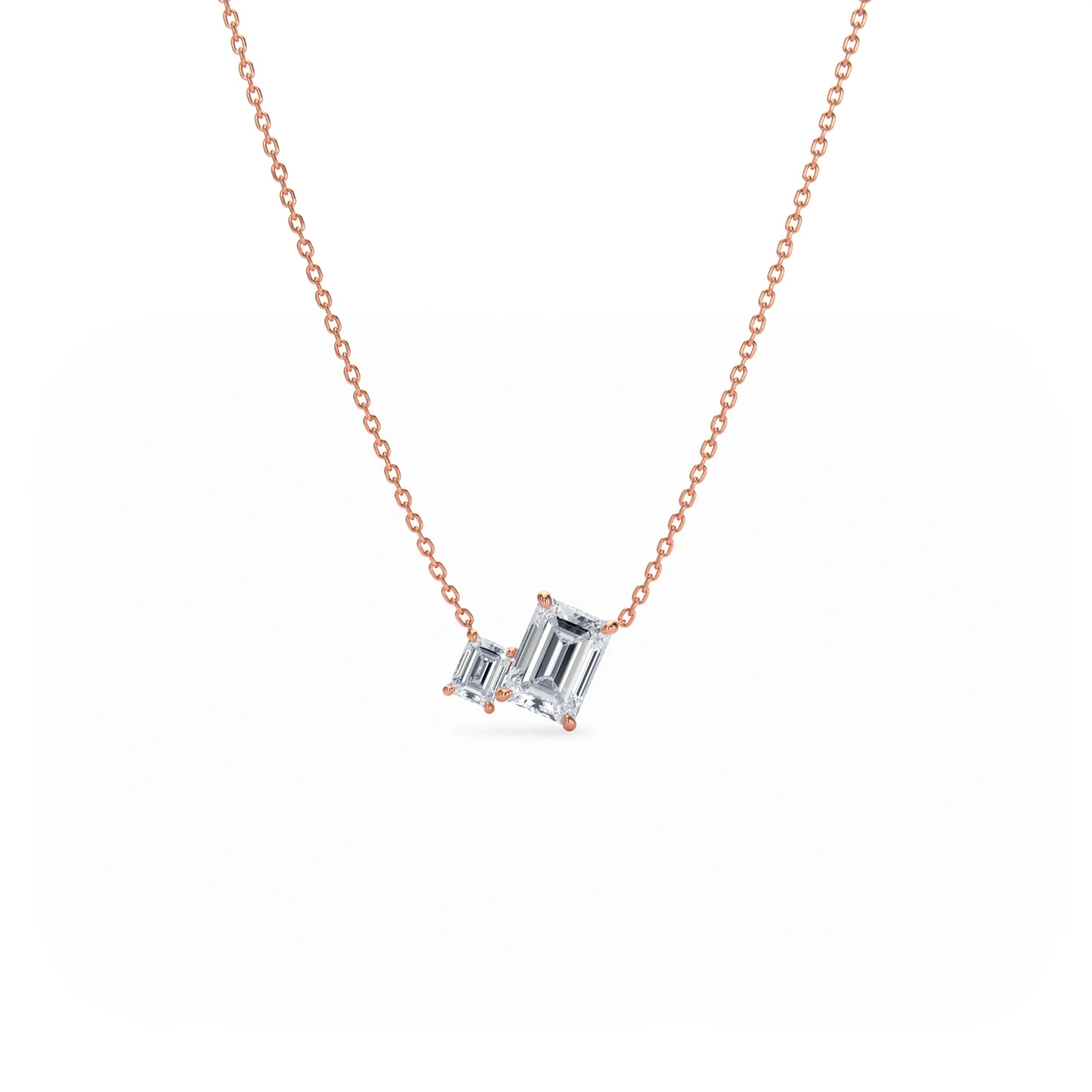 Signature Toi et Moi Pendant Necklace
