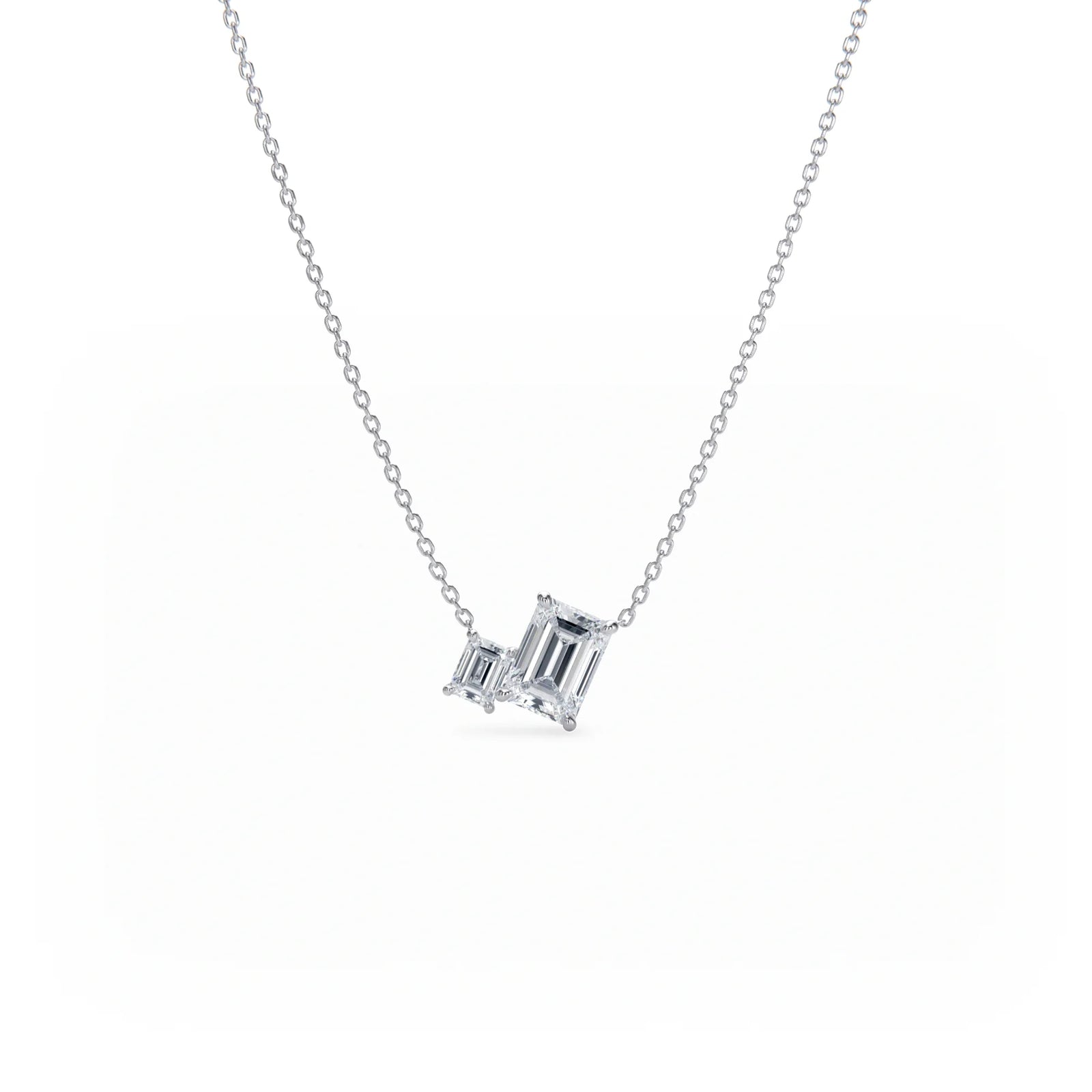 Signature Toi et Moi Pendant Necklace