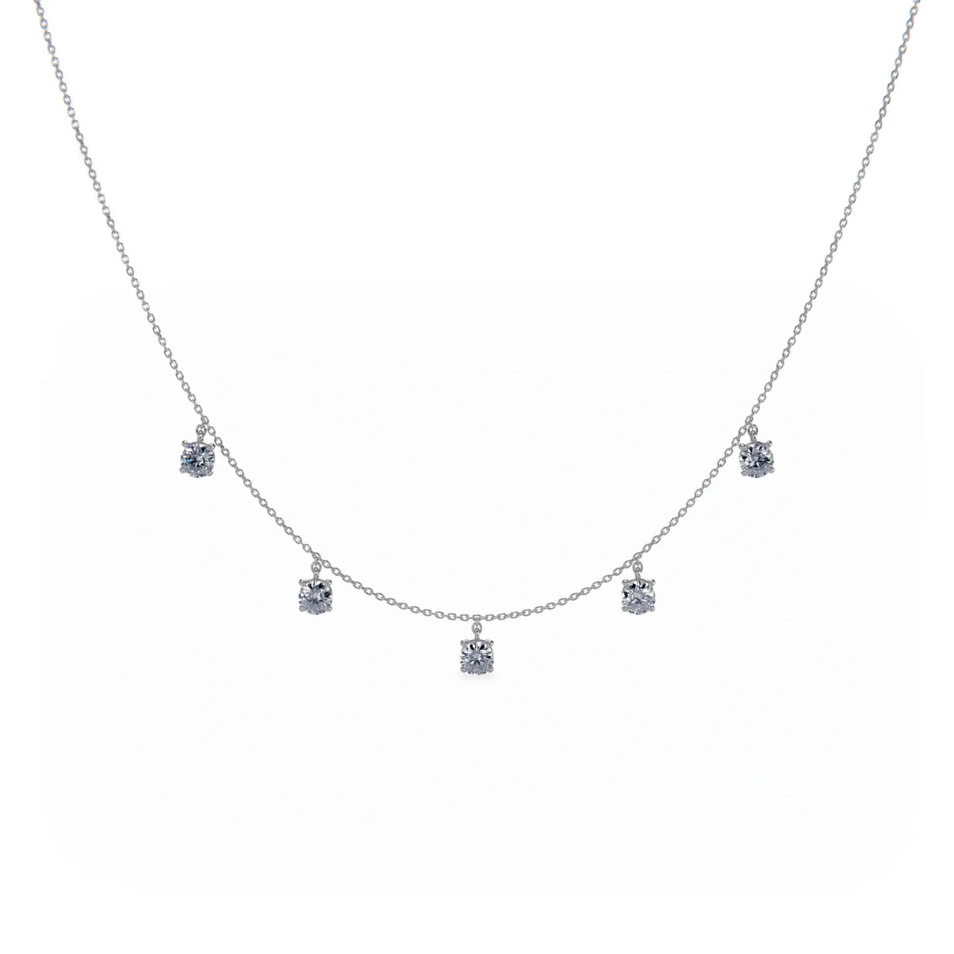 Signature 5 Pendant Necklace
