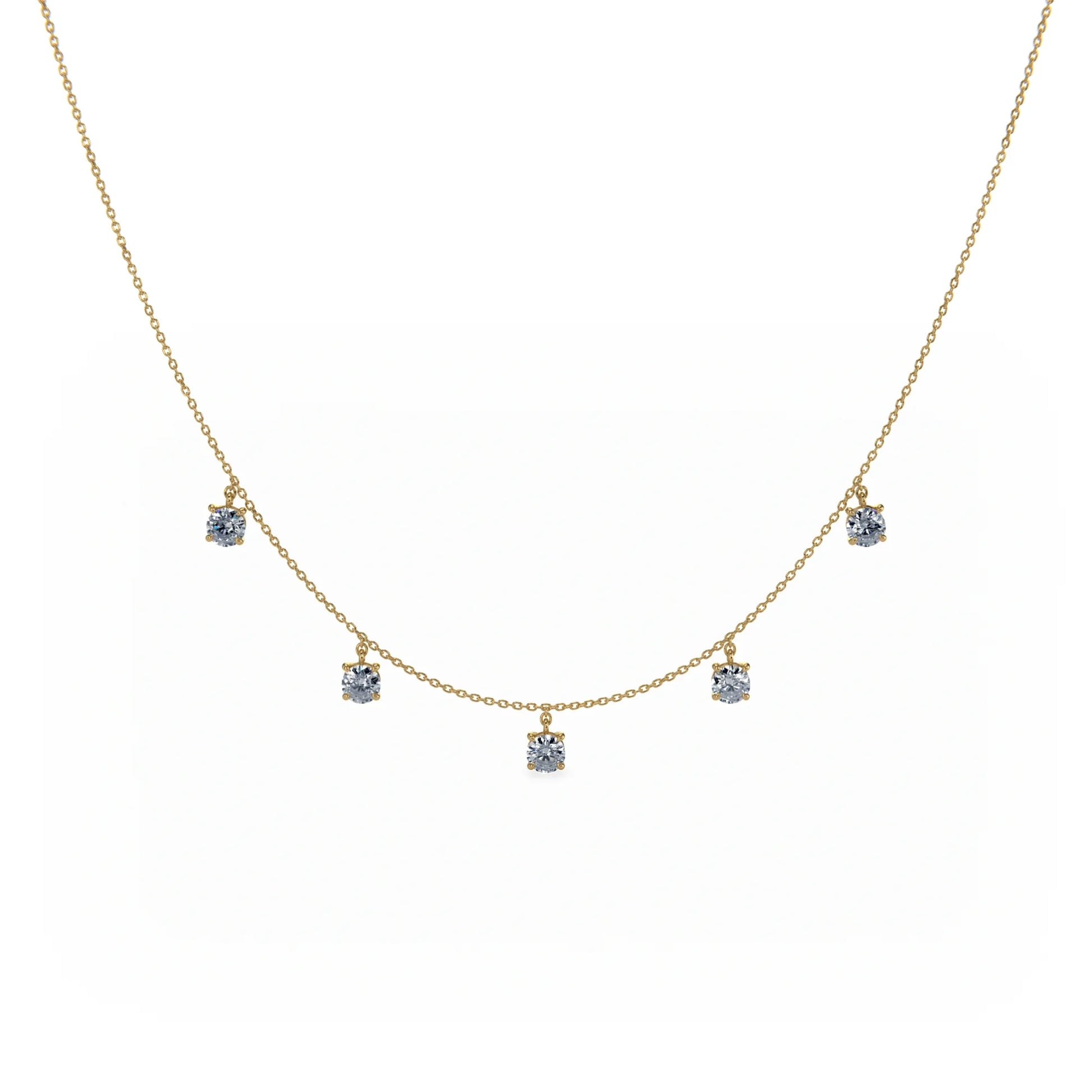 Signature 5 Pendant Necklace