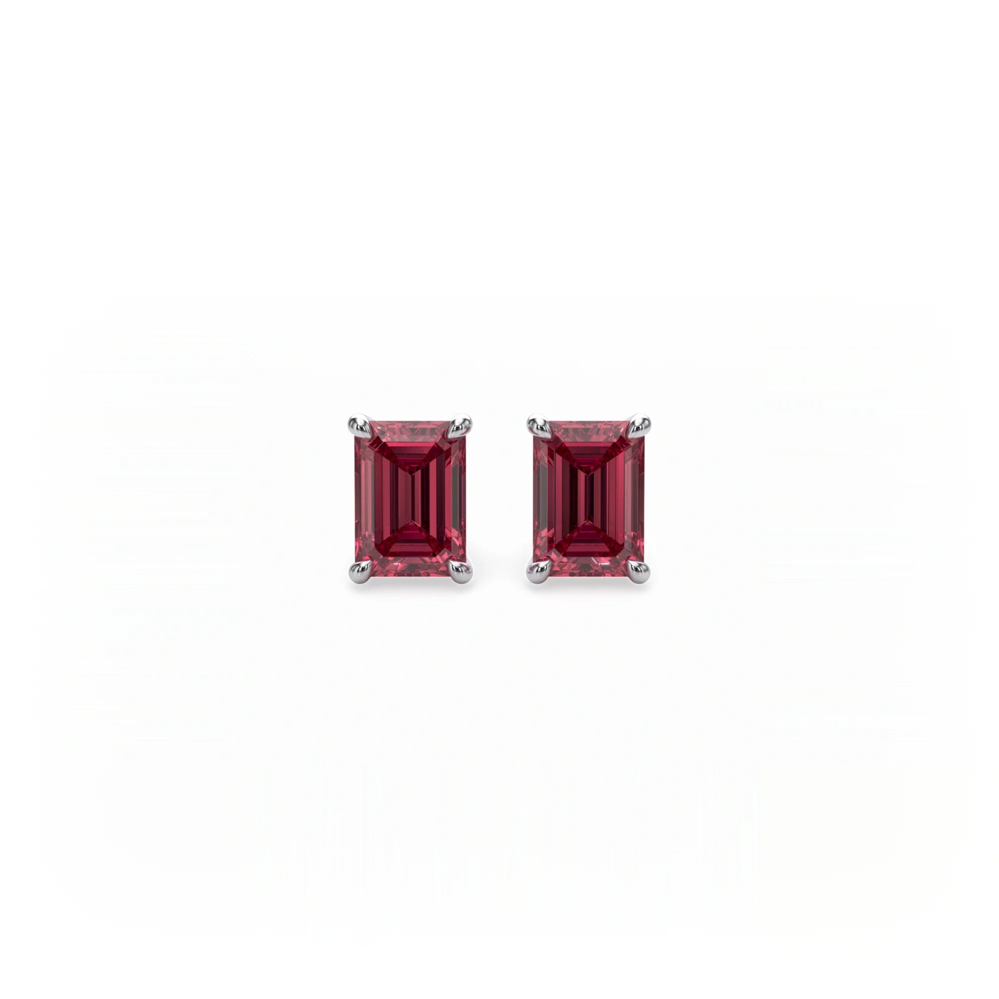 Jardin Stud Earrings Ruby