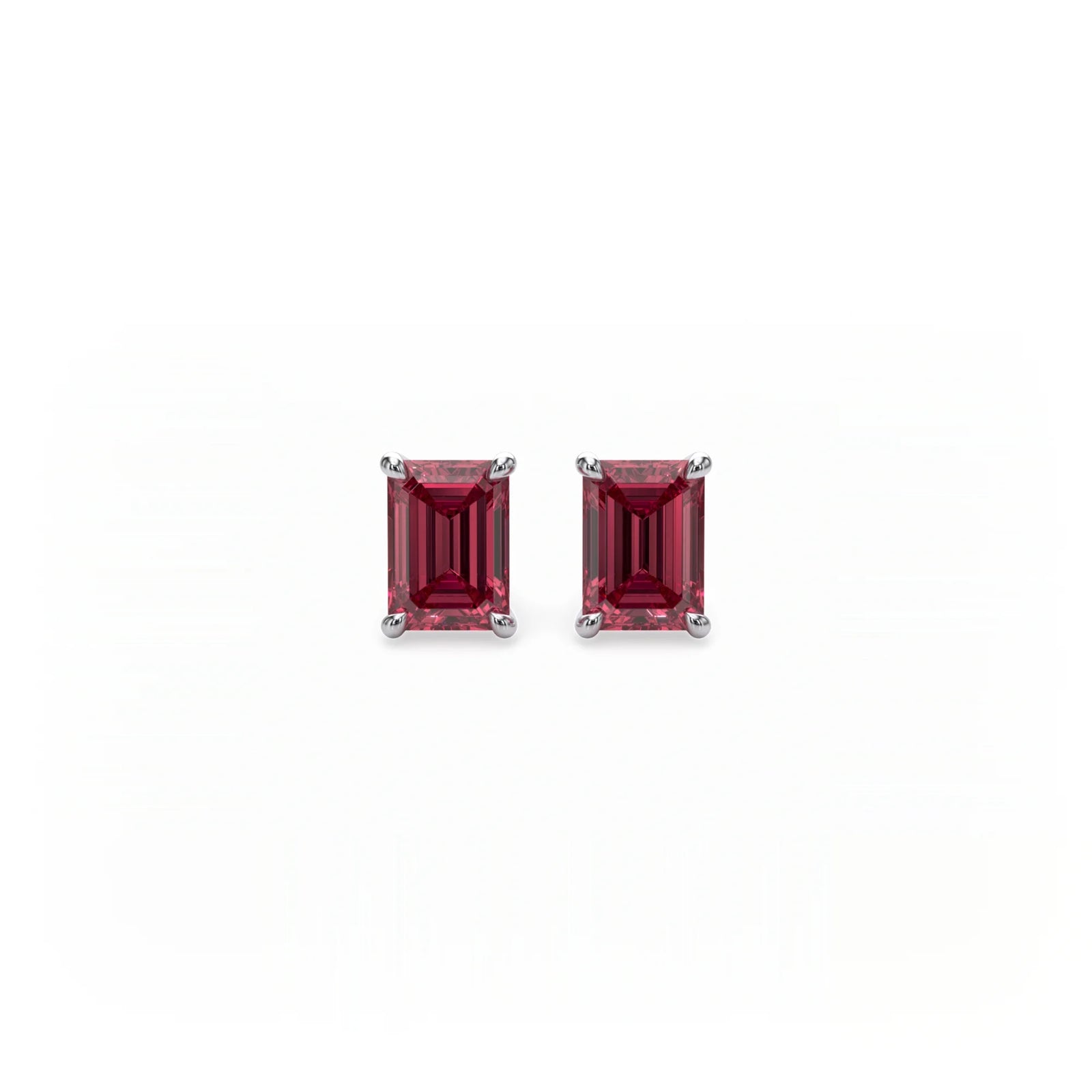 Jardin Stud Earrings Ruby