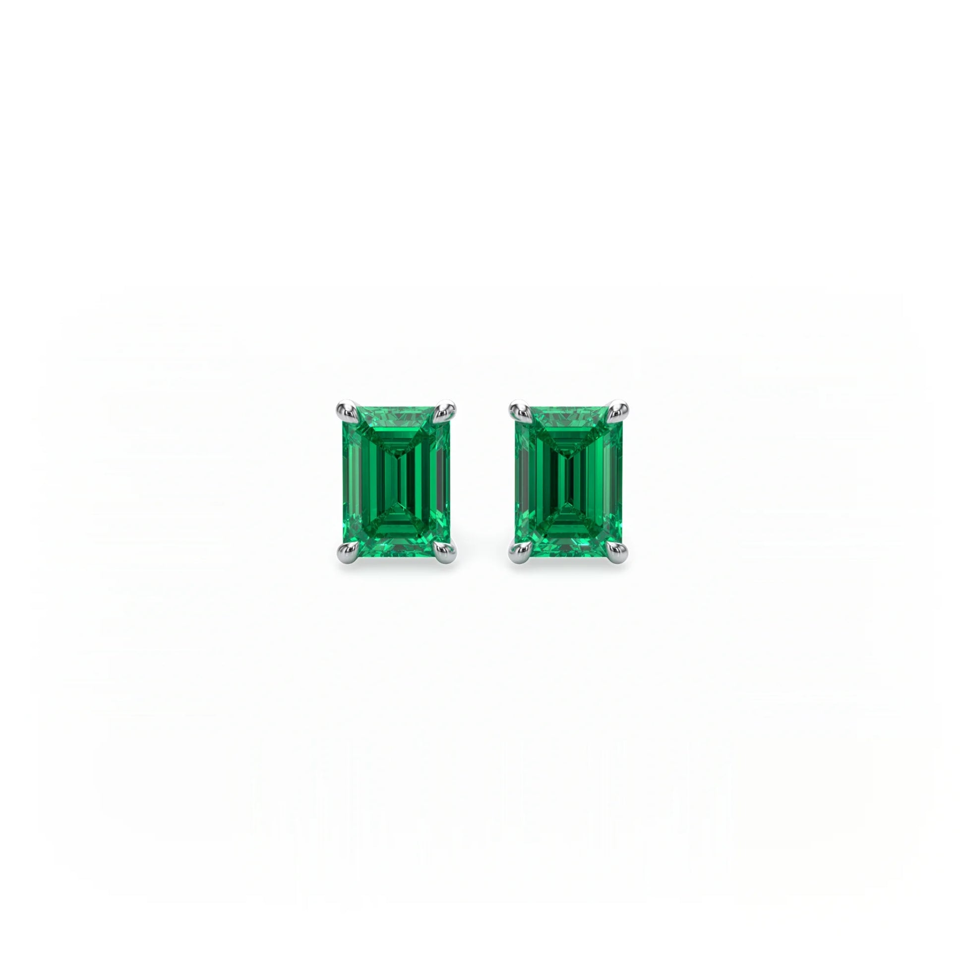 Jardin Stud Earrings Emerald