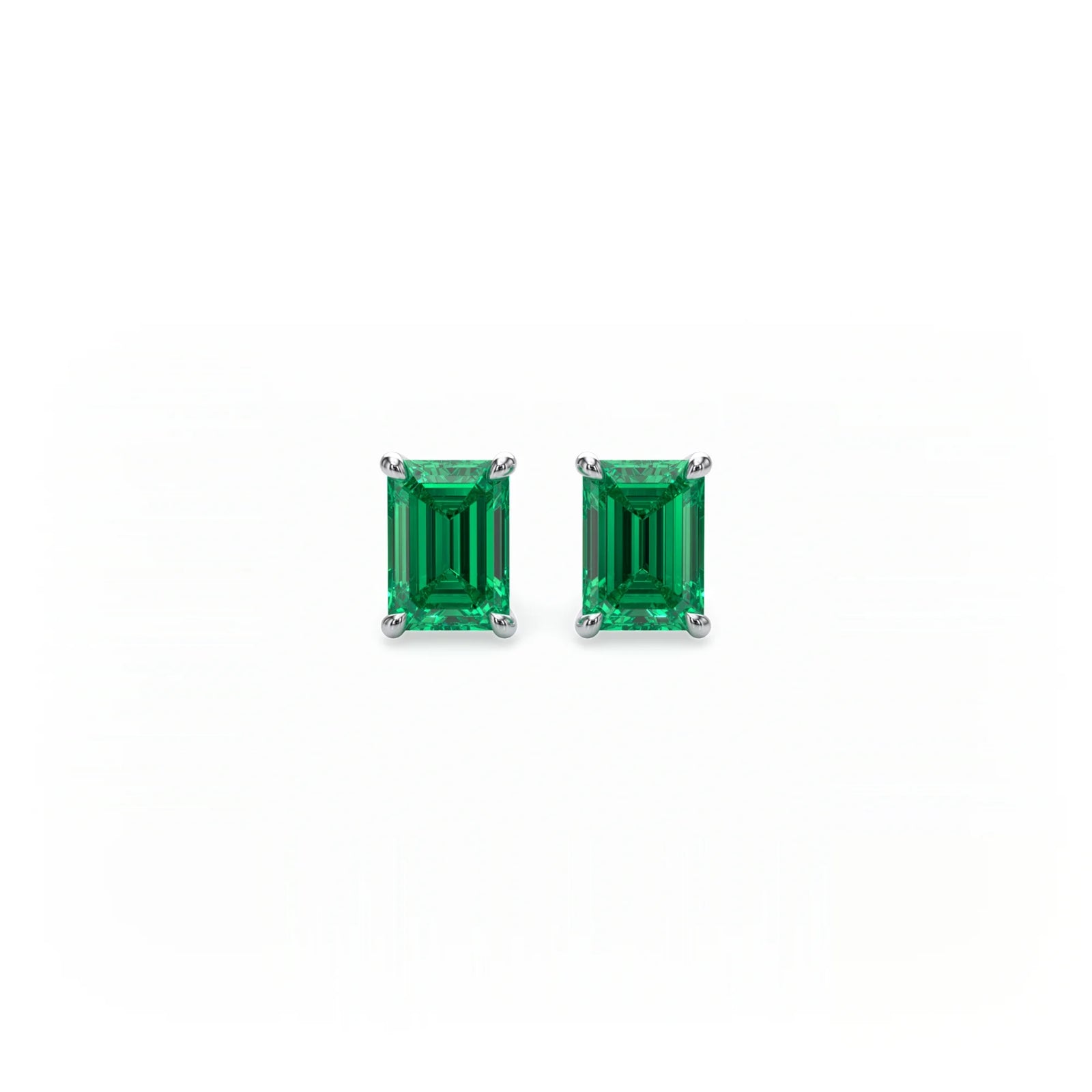 Jardin Stud Earrings Emerald