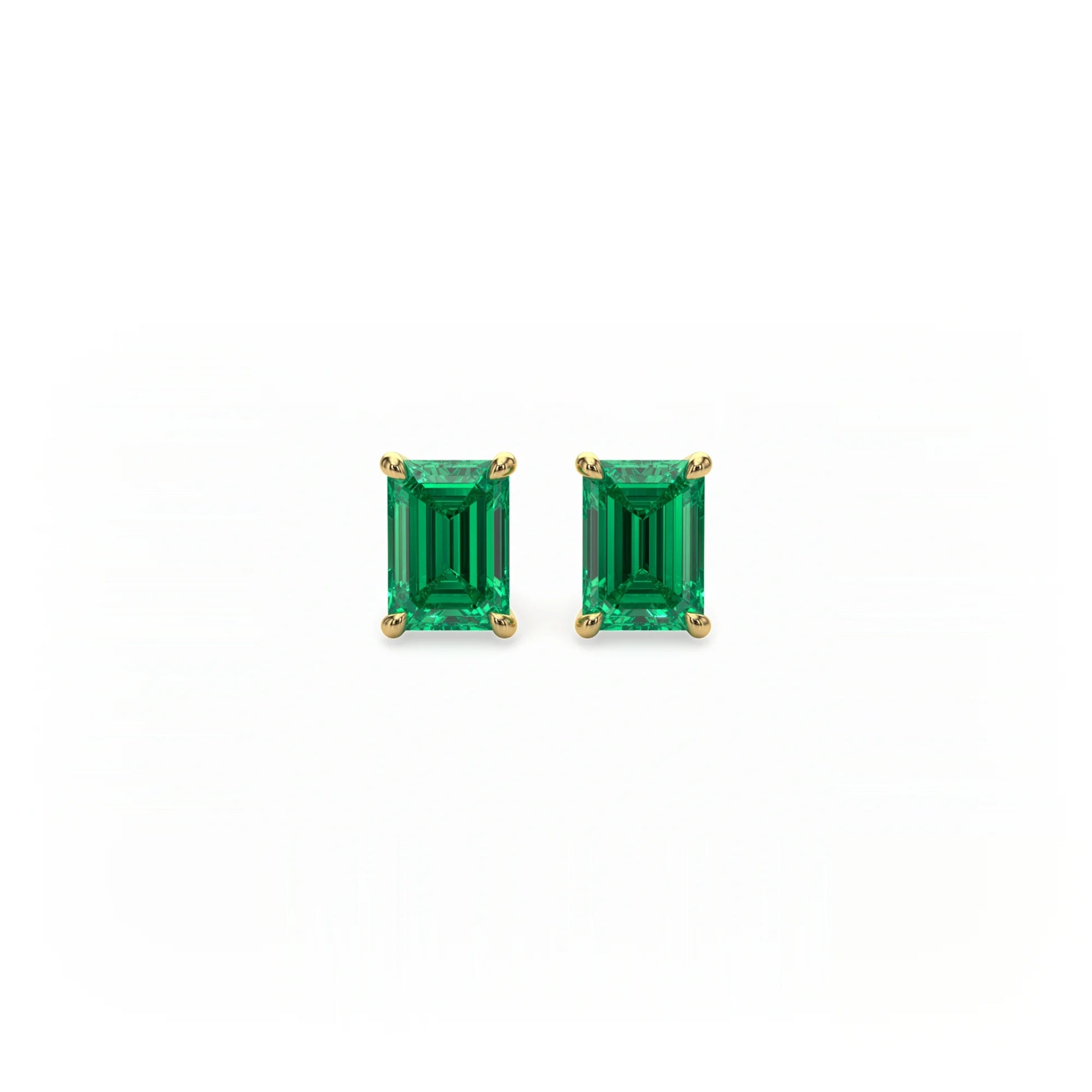 Jardin Stud Earrings Emerald