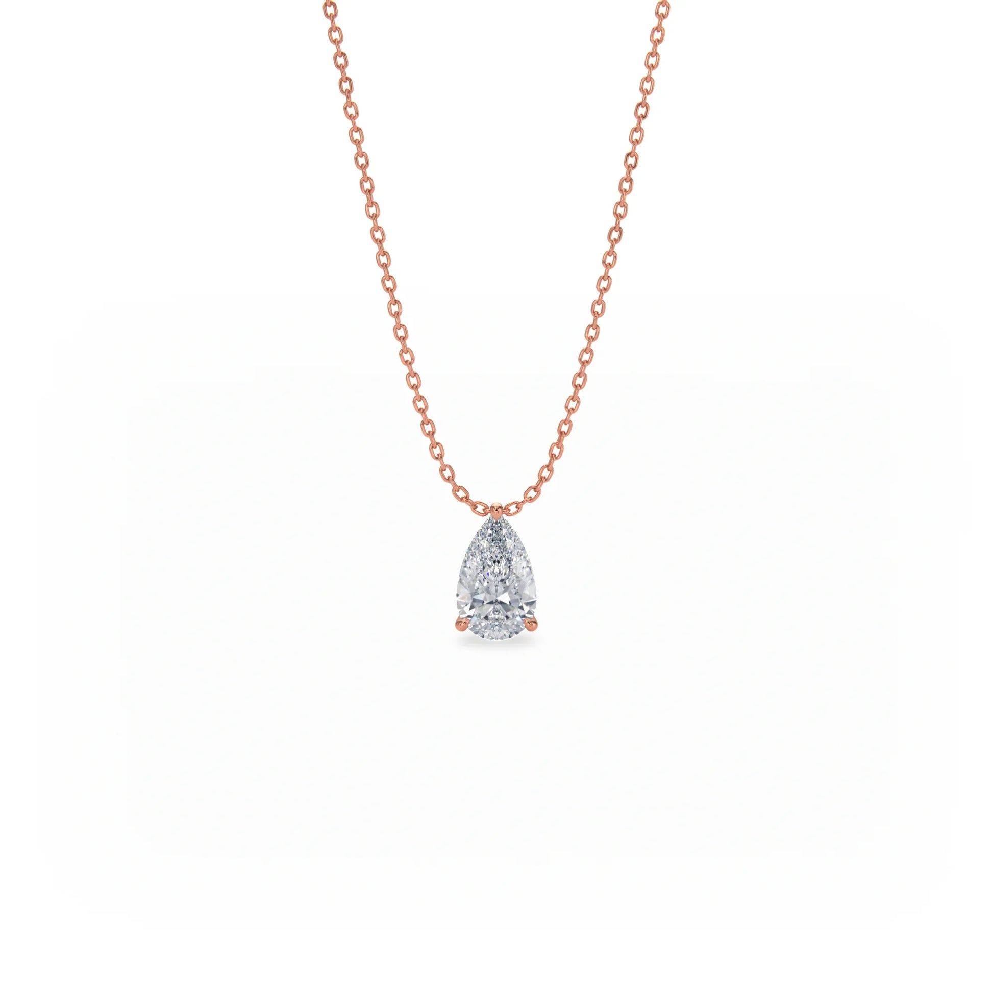 Signature Solitaire Diamond Pendant Necklace