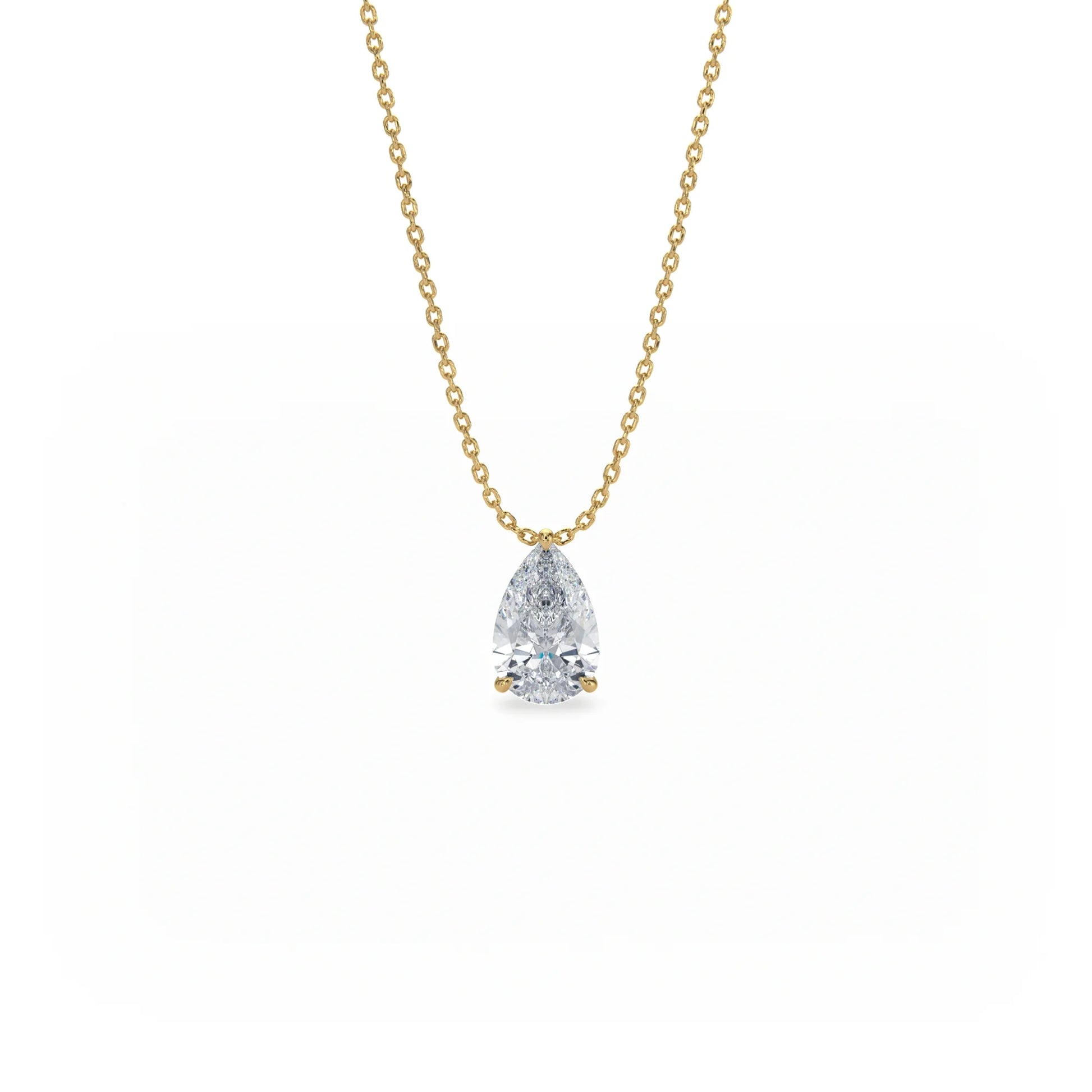 Signature Solitaire Diamond Pendant Necklace