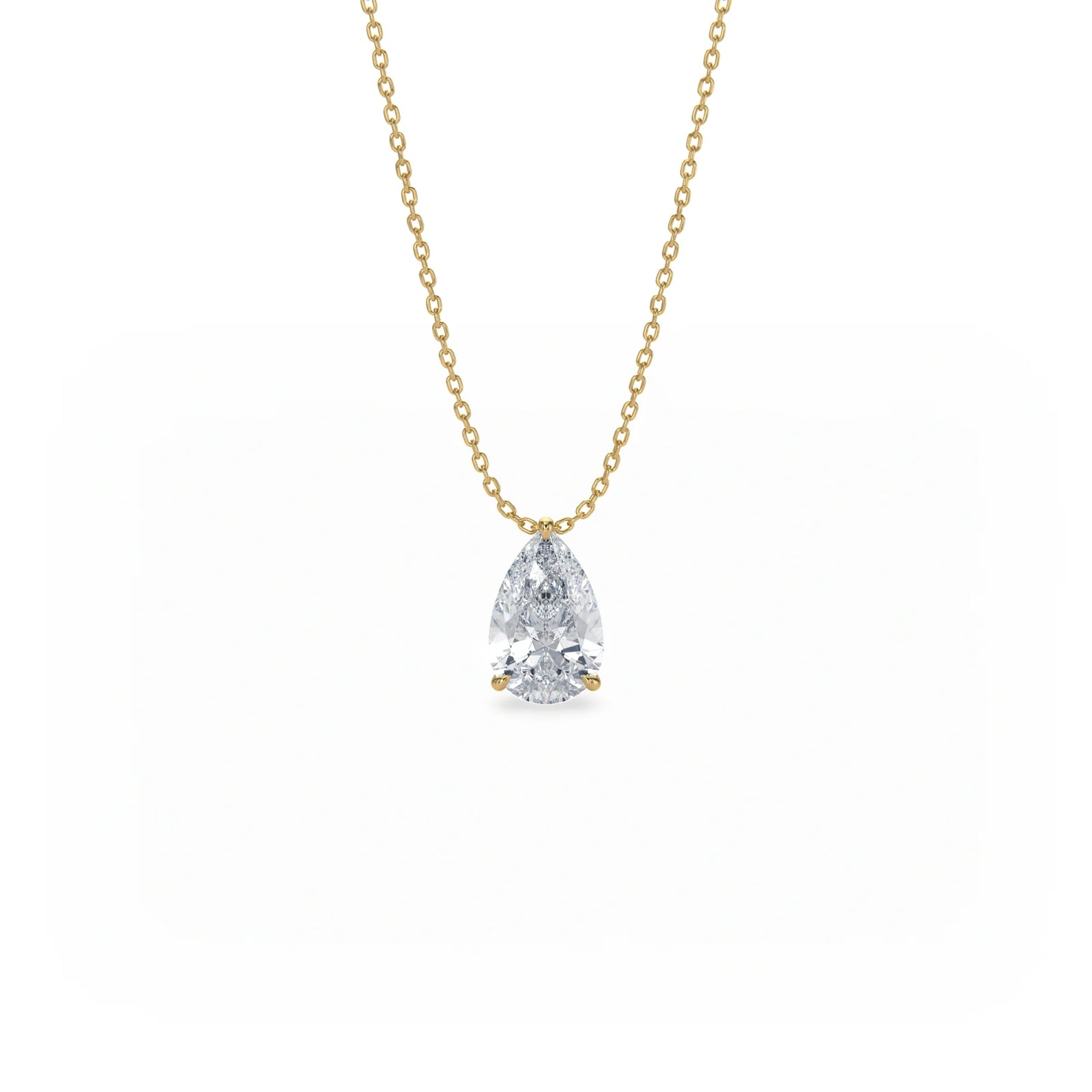 Signature Solitaire Diamond Pendant Necklace