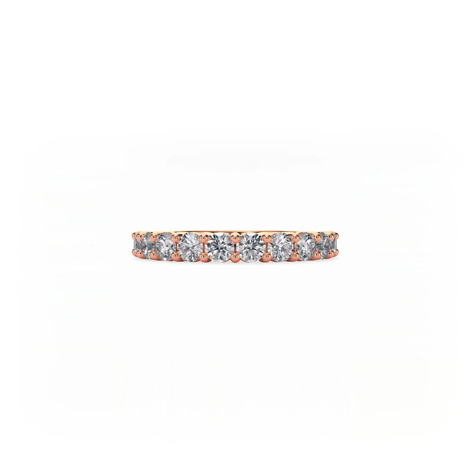 Solstice Half Eternity Ring