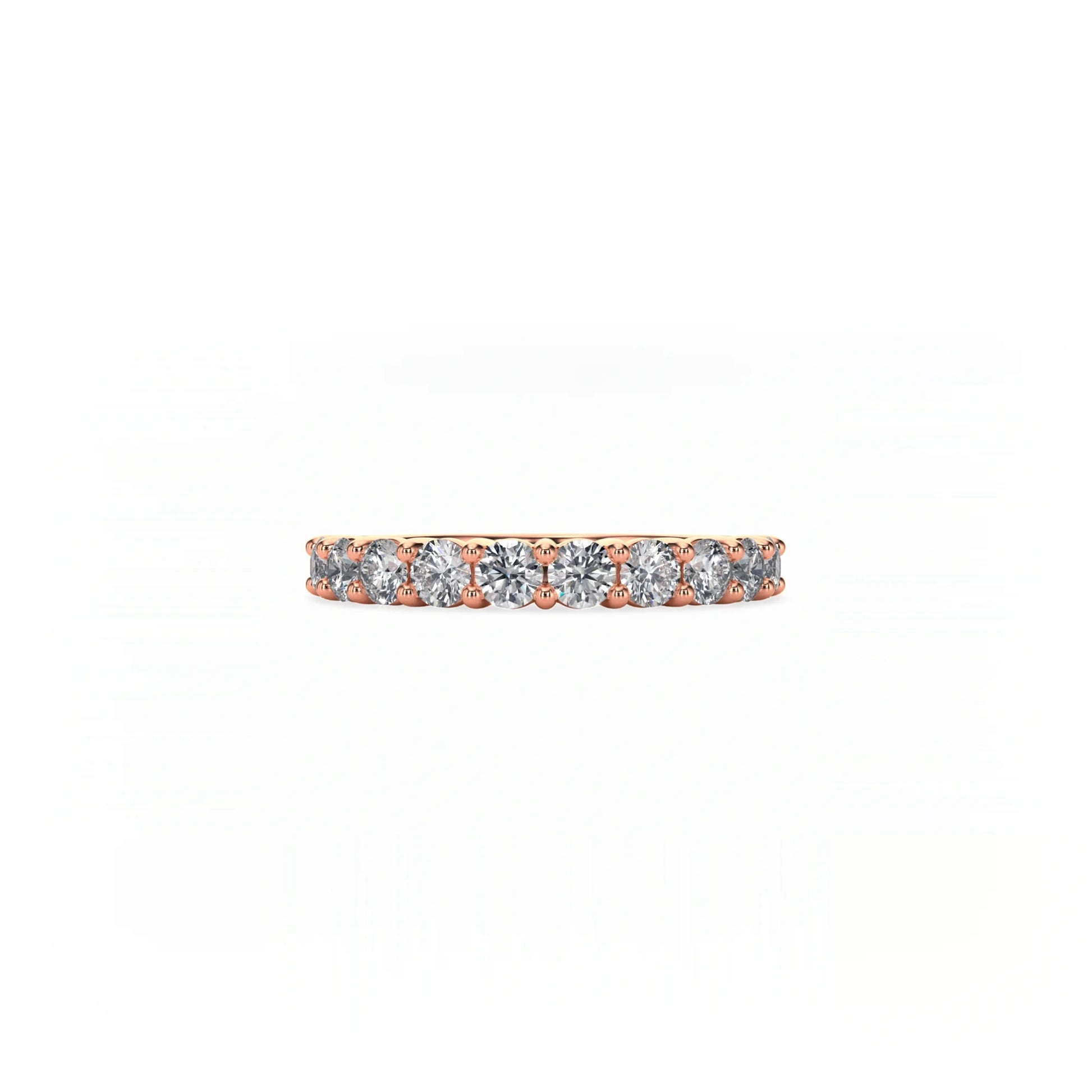 Solstice Half Eternity Ring