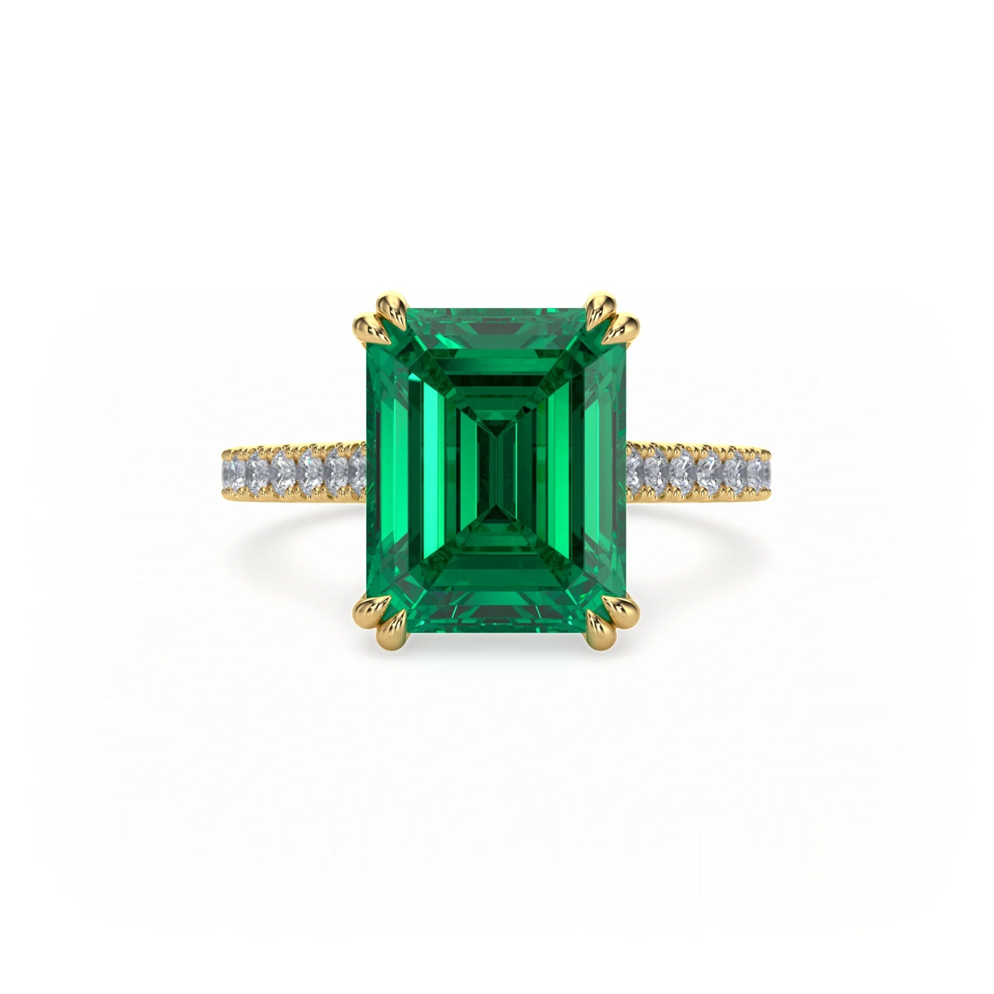 Jardin Pavé Ring Emerald