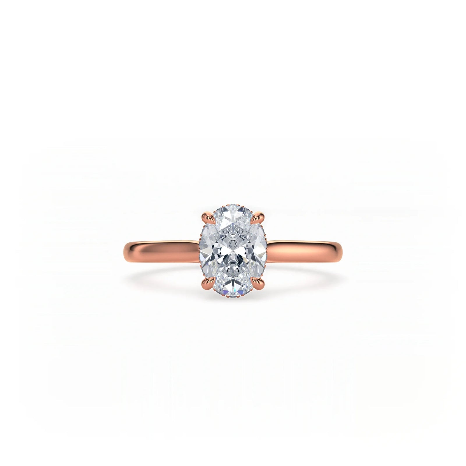 Bonded Hidden Halo Ring