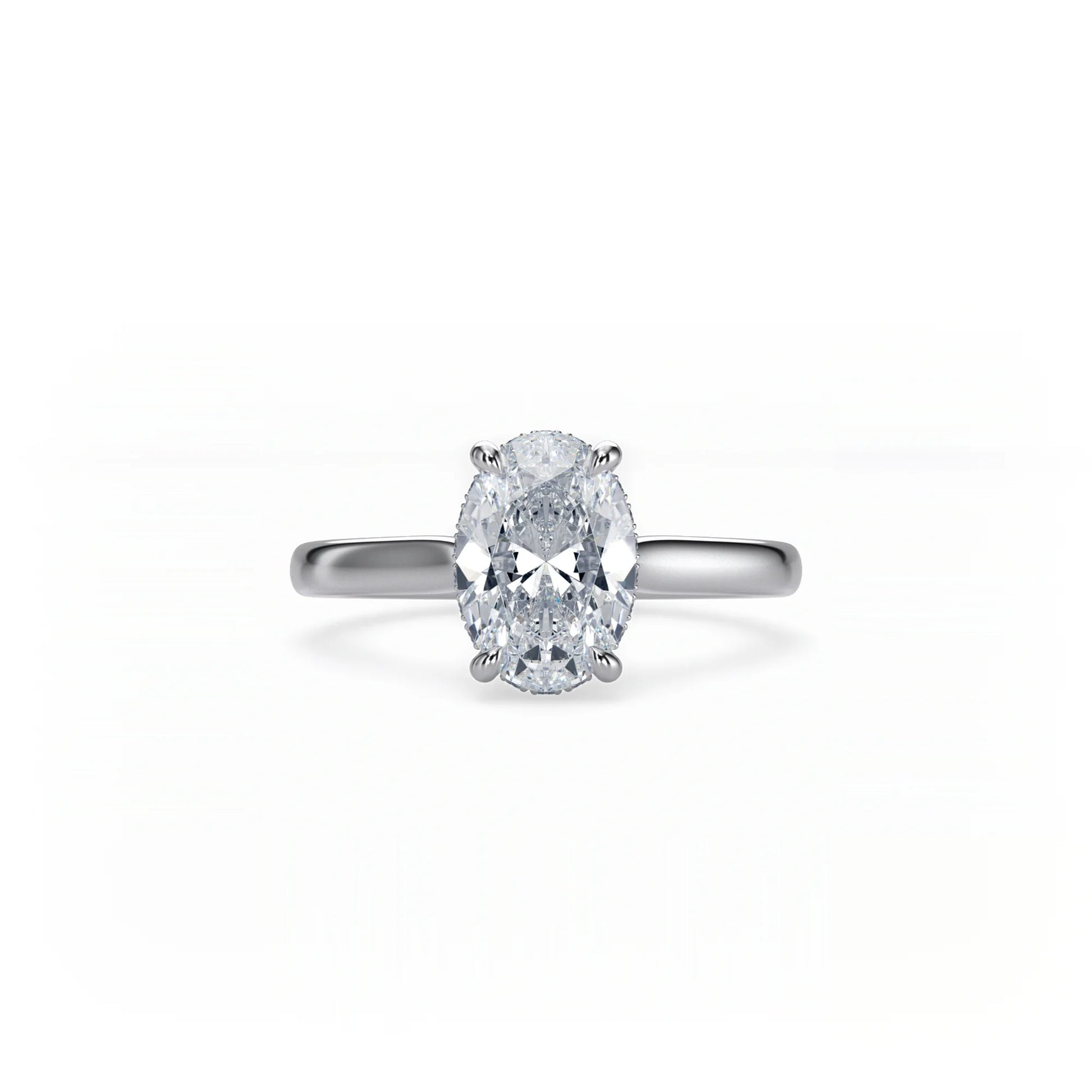 Bonded Hidden Halo Ring
