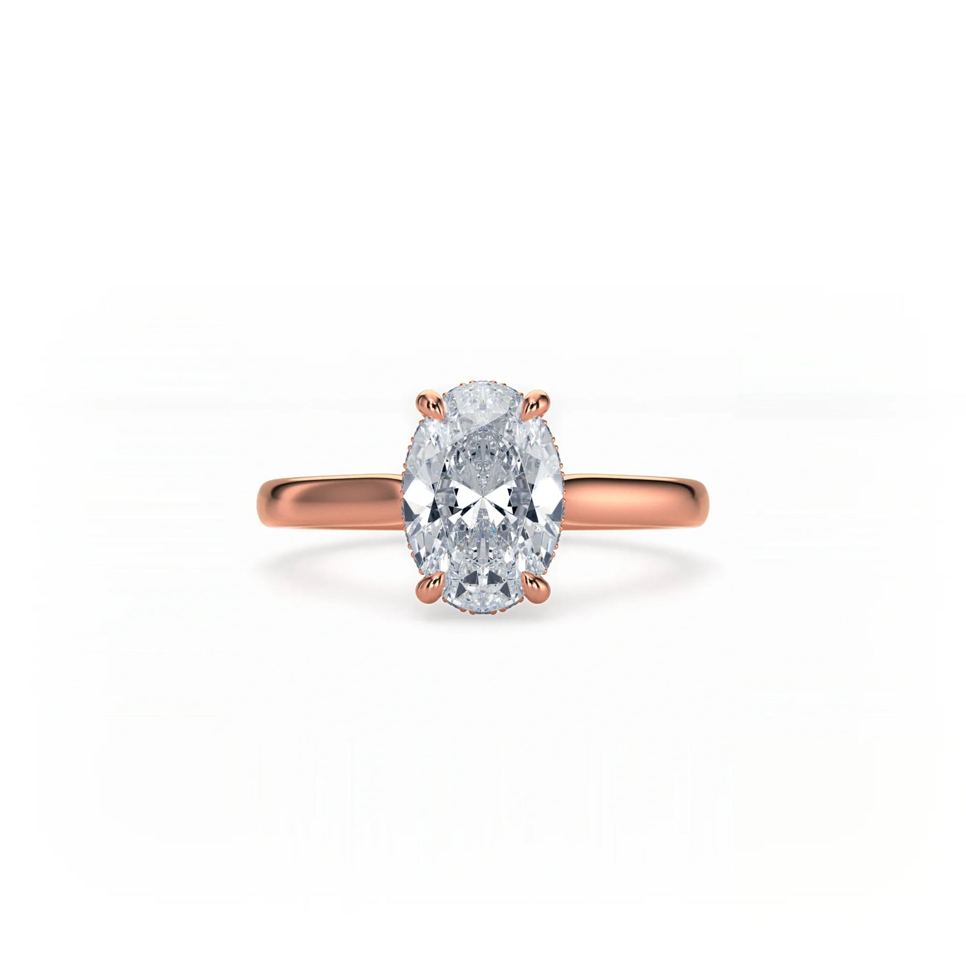 Bonded Hidden Halo Ring