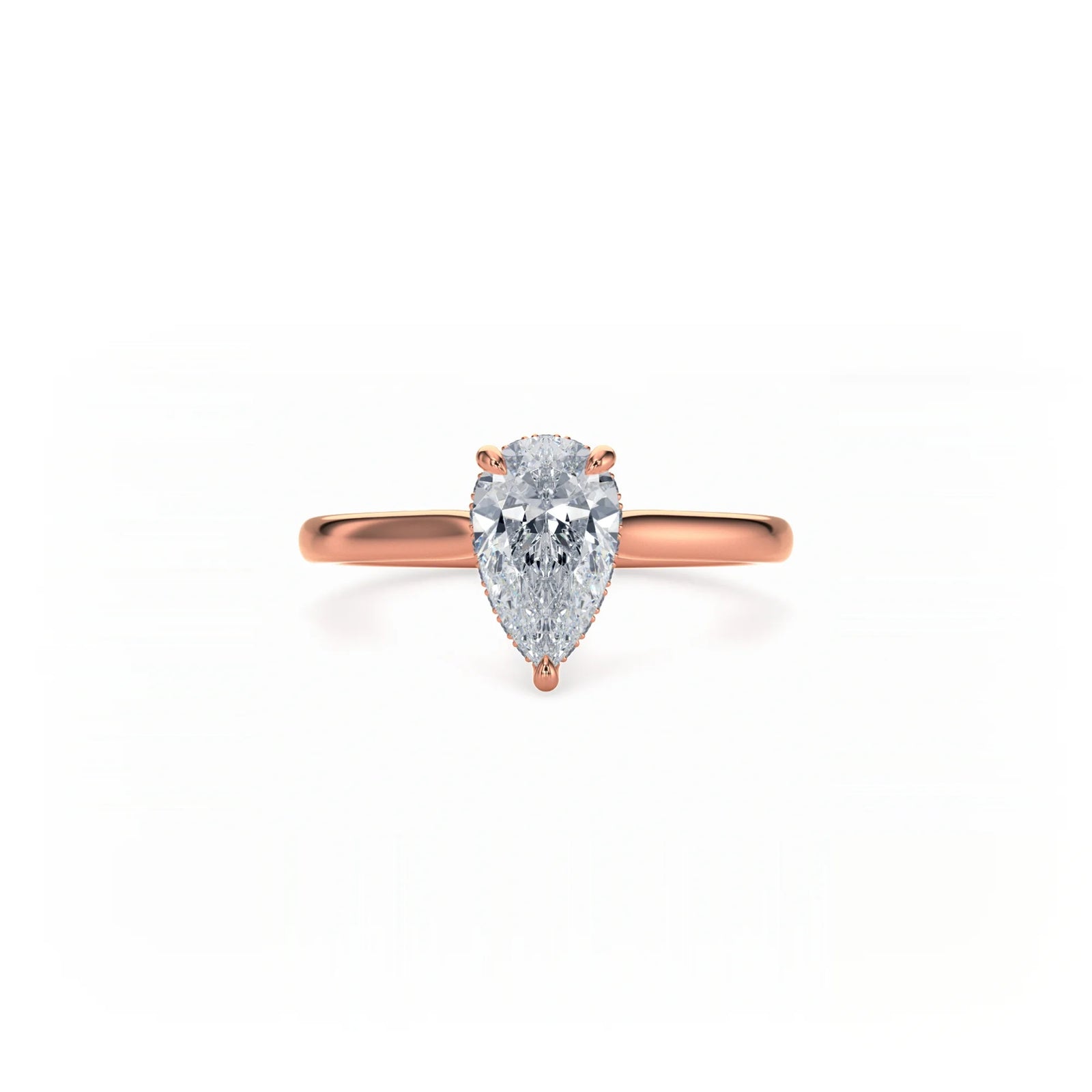 Bonded Hidden Halo Ring