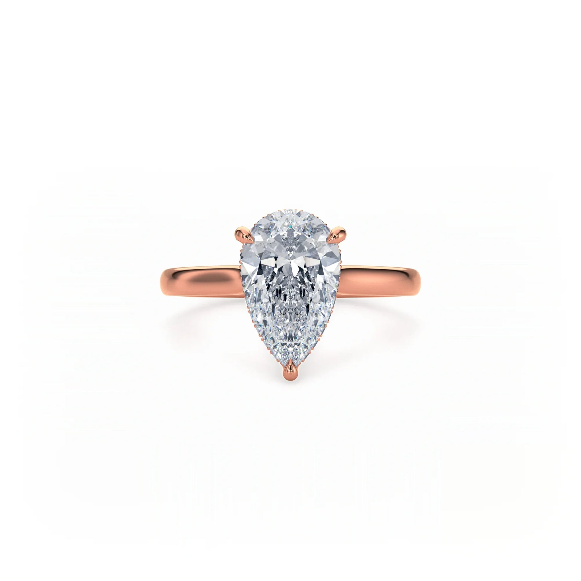 Bonded Hidden Halo Ring