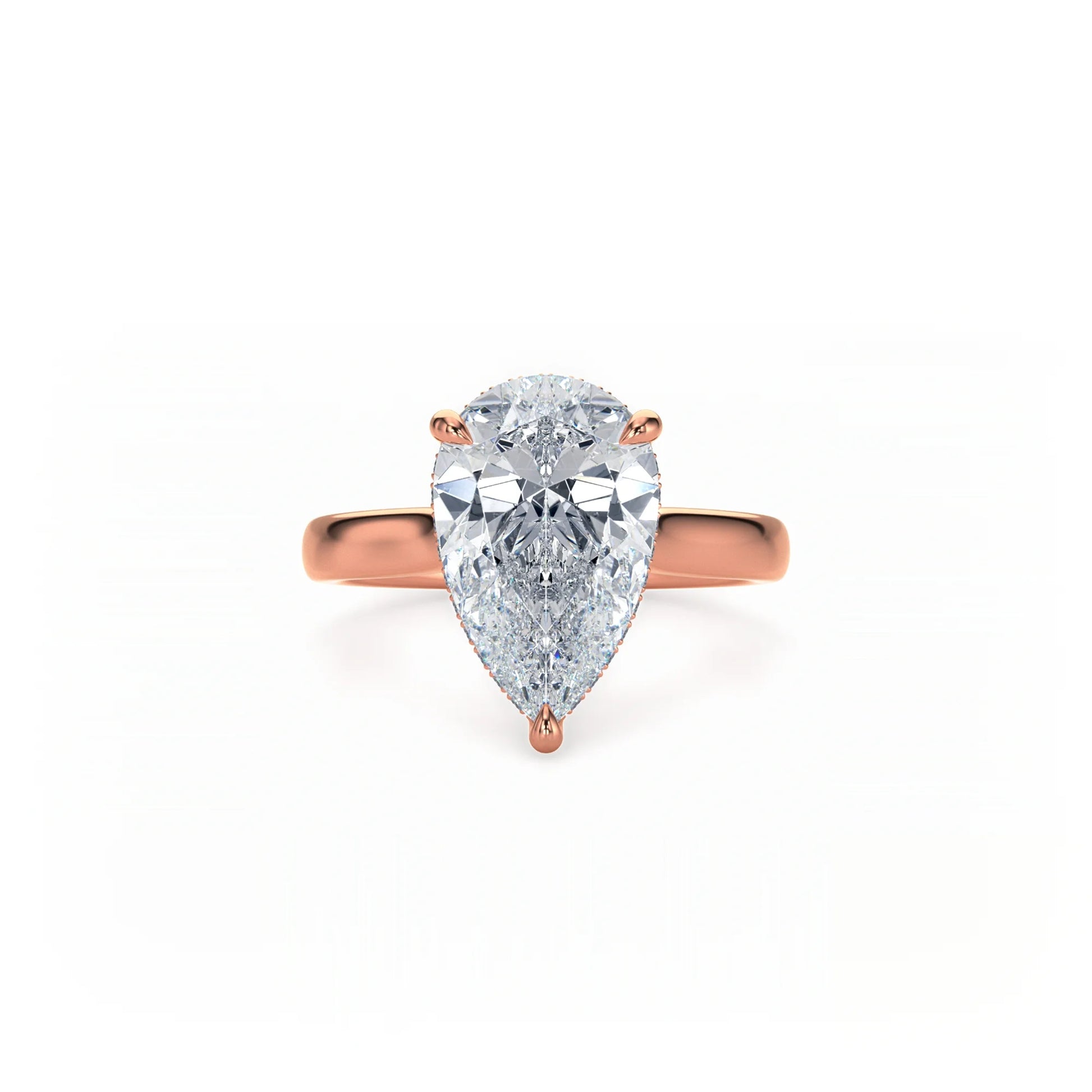 Bonded Hidden Halo Ring