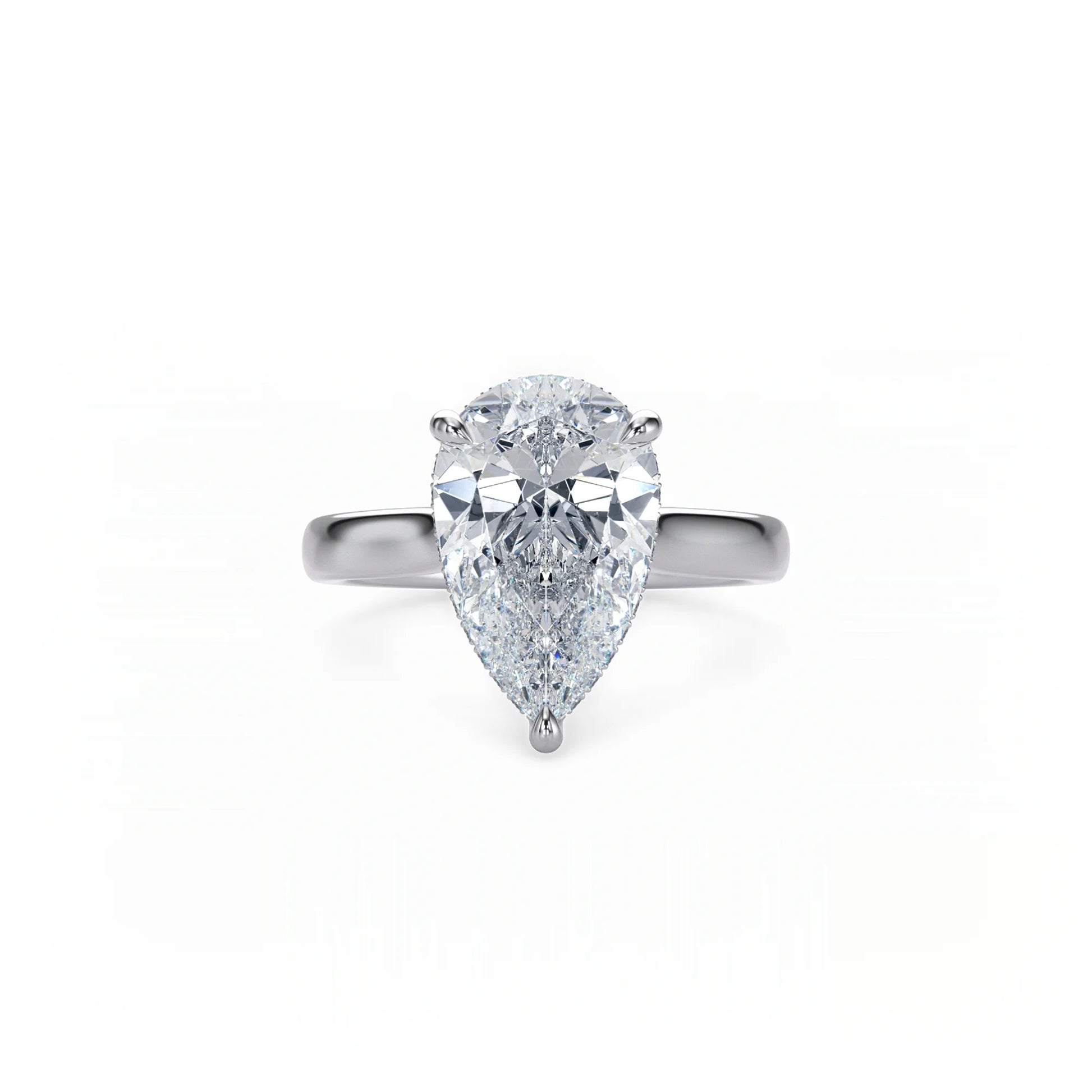 Bonded Hidden Halo Ring
