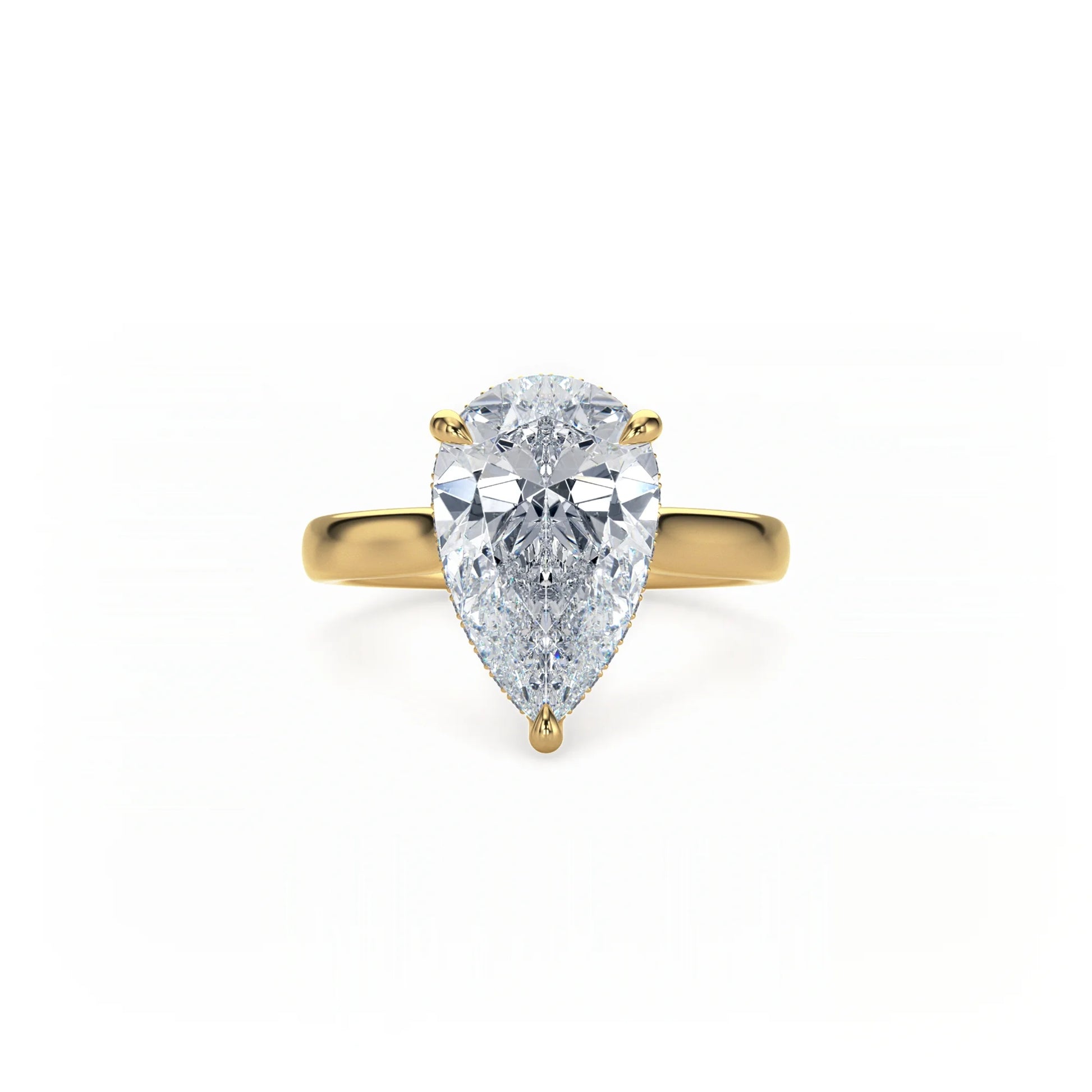 Bonded Hidden Halo Ring