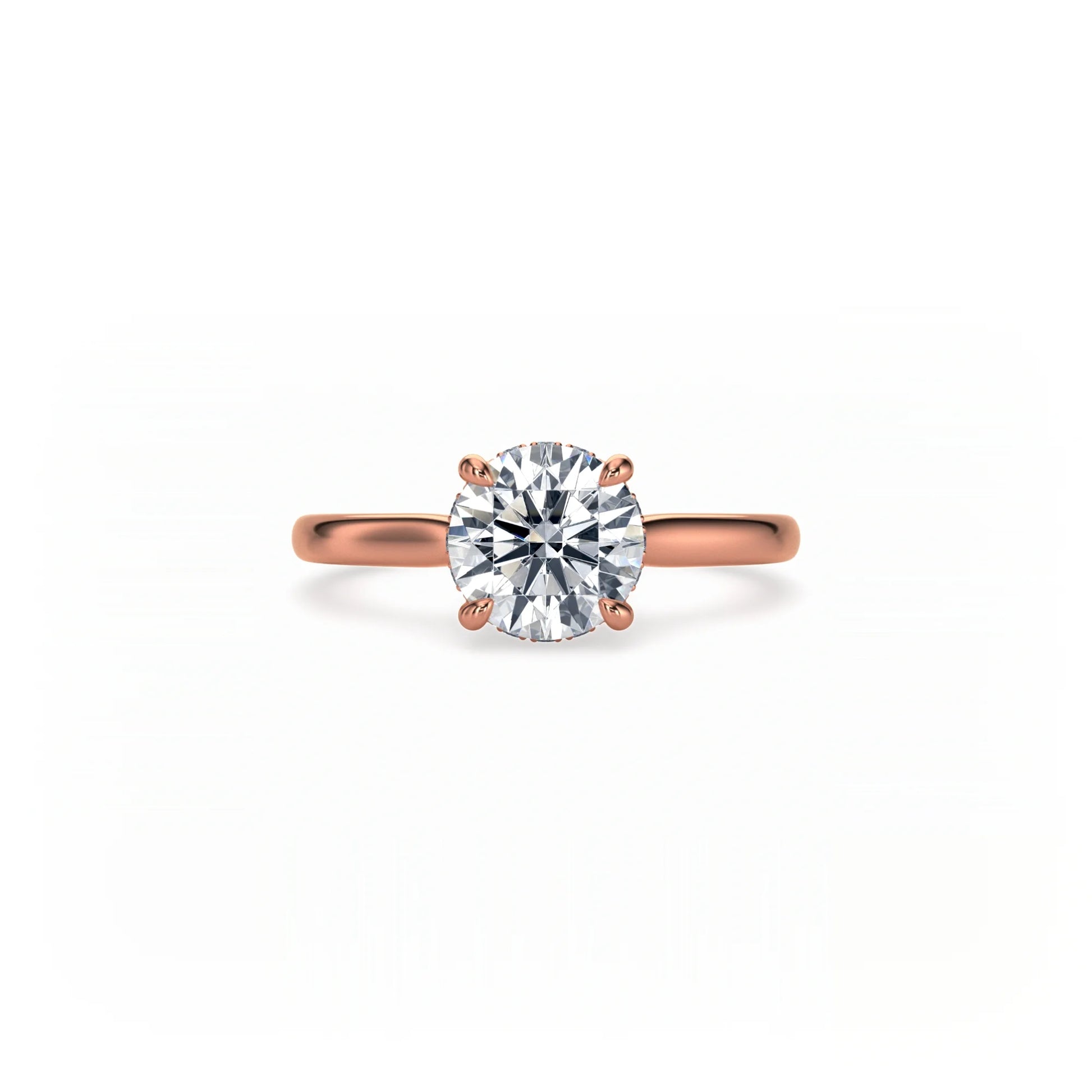 Bonded Hidden Halo Ring