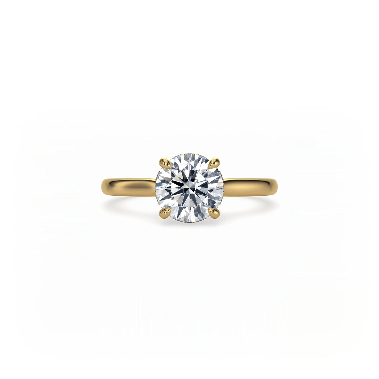 Bonded Hidden Halo Ring
