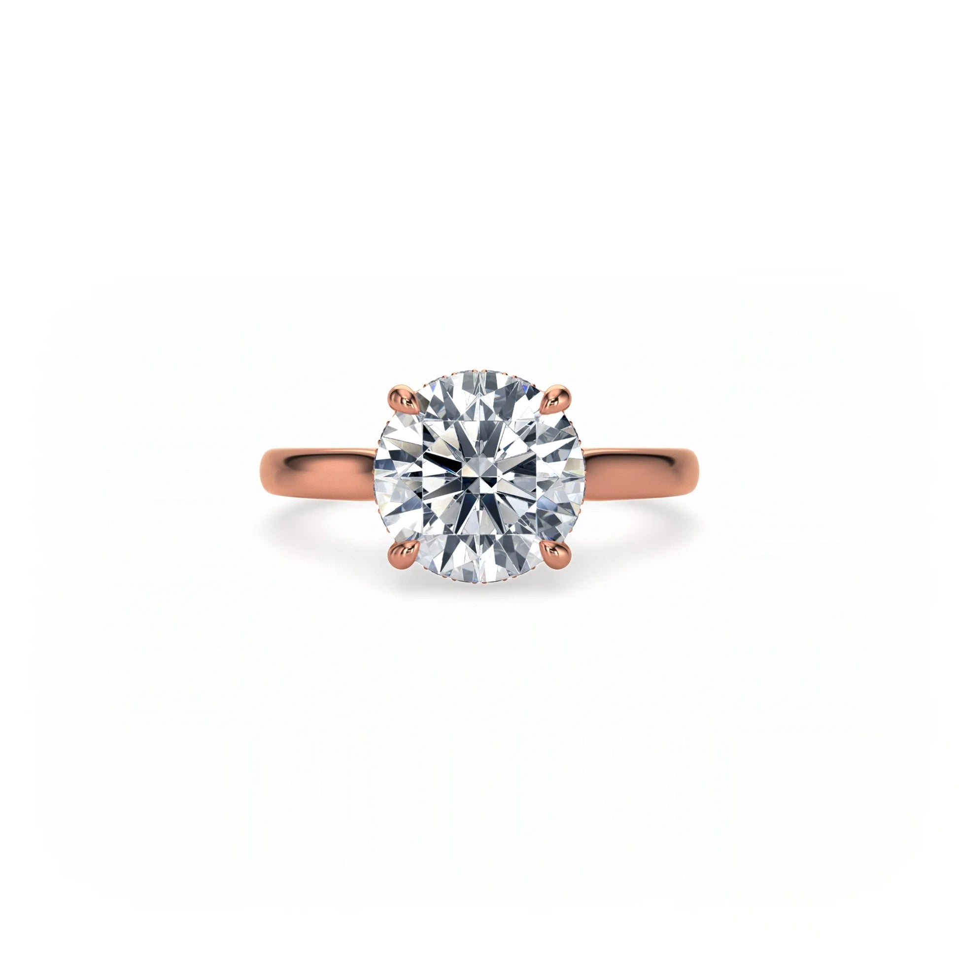 Bonded Hidden Halo Ring