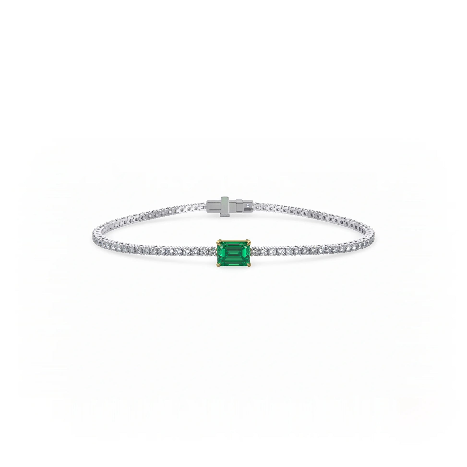 Jardin Tennis Bracelet Emerald