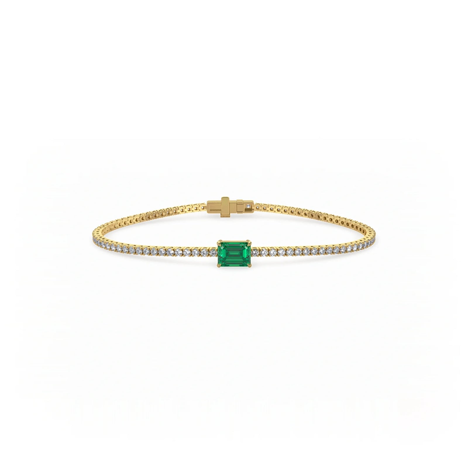 Jardin Tennis Bracelet Emerald