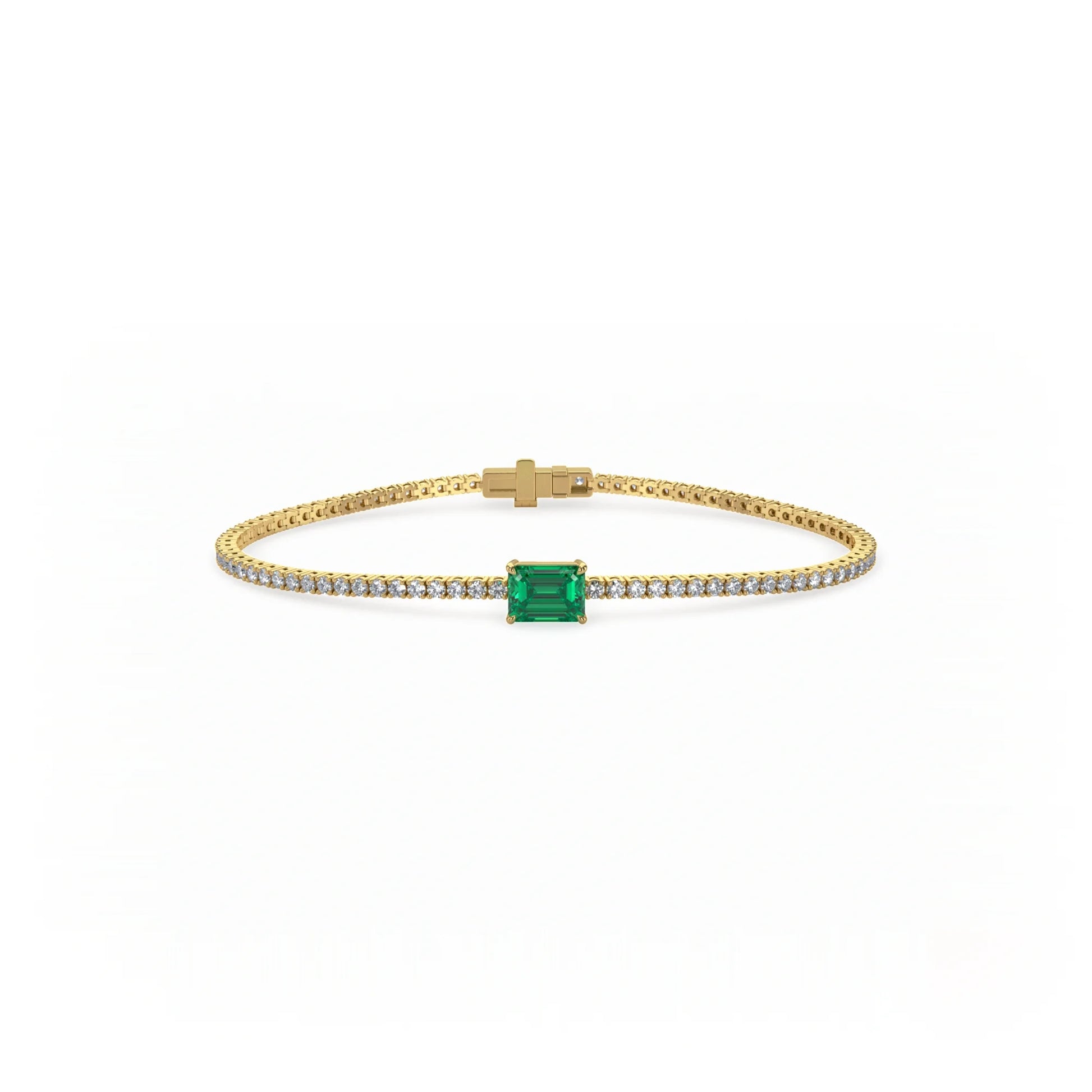 Jardin Tennis Bracelet Emerald